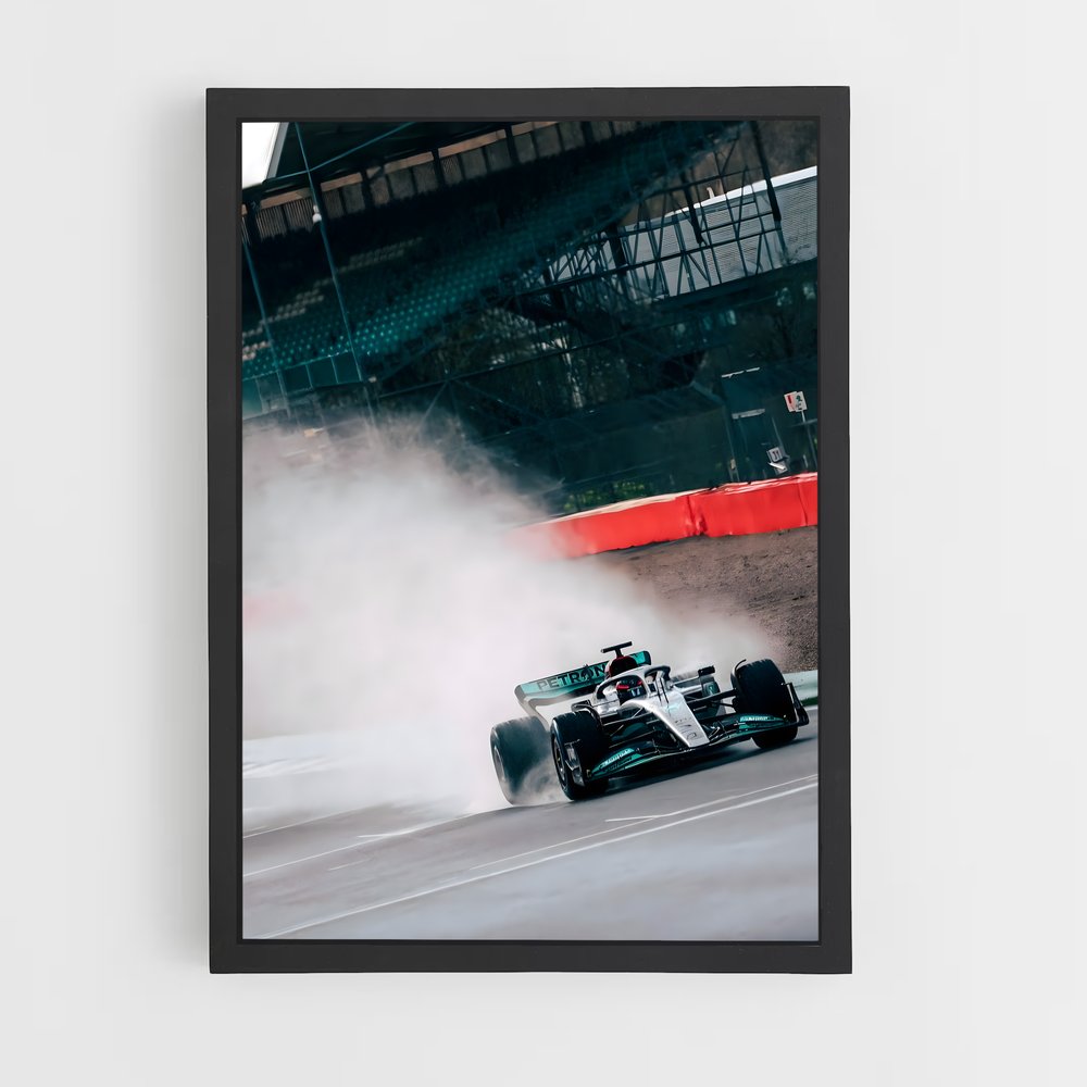 Poster Pilote de Piste – affiche Voitures de Formule 1 (vue 2)